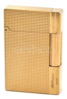 Aranyozott Dupont öngyújtó, sorszámozott, 5,5x3,5 cm / Dupont lighter with golden cover, numbered