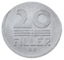 1984. 20f Al technológiai hibás veret (lapkavég) T:1- Adamo F4.2