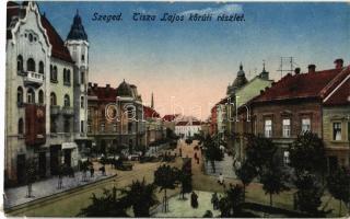 Szeged, Tisza Lajos körút, villamospálya építése (szakadás / tear)