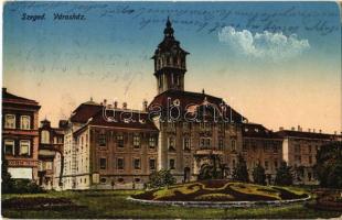 1917 Szeged, Városháza, Kohn Mór üzlete. Grünwald Hermann kiadása (EK)