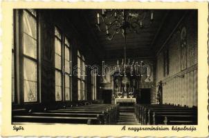 Győr, a Nagyszeminárium kápolnája, belső