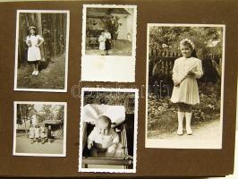 1960-as évek fotóalbum kb 180 db fotóval európai országok, városok, vidék