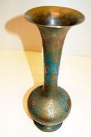 Távol-keleti motívumokkal díszített váza 37 cm