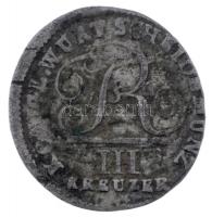 Német Államok / Württemberg 1810. 3kr Ag (1,27g) T:2-,3 German States / Wurttemberg 1810. 3 Kreuzer Ag (1,27g) C:VF,F Krause KM#500