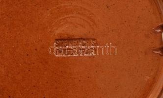 Steinbach Mezőtúr kerámia falitányér, hibátlan, jelzett, d: 19,5 cm