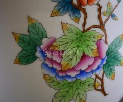 Herendi Viktória mintás kaspó, kézzel festett, jelzett (Herend Hungaria 1945), hibátlan, m: 14,5 cm,...