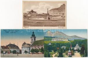 32 db RÉGI történelmi magyar város képeslap / 32 pre-1945 town-view postcards from the Kingdom of Hungary