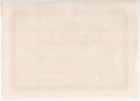 Jászladány 1911. "Jászsági Helyi Érdekü Vasut Részvénytársaság" elsőbbségi részvénye 200K-...