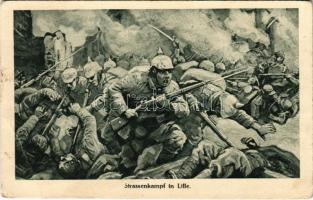 1915 Strassenkampf in Lille / WWI German military, street fights in Lille (EB)