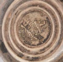 Ezüst (Ag) fűszertartó pár, jelzett (Wolfenden Sterling). 15 g, m: 3,6 cm