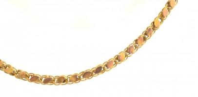 14k arany (Au) lánc 60 cm. Jelzett,