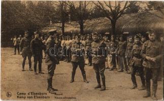 Camp dElsenborn, Appel / Kamp van Elsenborn, Naam-afroeping / WWI military camp, name calling (EK)