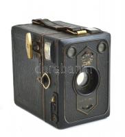 Zeiss Ikon Box Tengor 6x9 cm rollfilmes kamera, Goerz Frontar objektívvel, eredeti tokjában