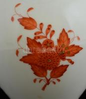 Herendi Apponyi mintás váza. Kézzel festett, jelzett, hibátlan. 20 cm