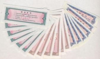 Kína 18db rizsjegy, több klf + 5xklf égetési pénz T:I
China 18pcs of rice coupons, more diff + 5xdi...