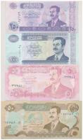 Irak 1992. 5D + 1994. 50D + 2002. 100D + 250D T:I,I- Iraq 1992. 5 Dinara + 1994. 50 Dinara + 2002. 100 Dinara + 250 Dinara C:UNC,AU