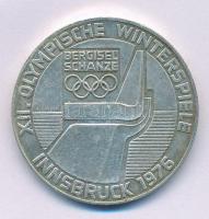 Ausztria 1976. 100Sch Ag Innsbruck - XII. téli olimpia / Lesikló sánc T:2 Austria 1976. 100 Schilling Ag Winter Olympics Innsbruck / Ski take-off ramp C:XF Krause KM#2929