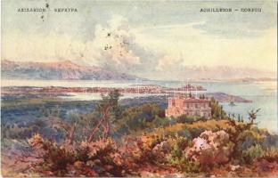 Corfu, Corfou, Kerkyra; Achilleion palace built in Gastouri for Empress Elisabeth of Austria (Sisi)