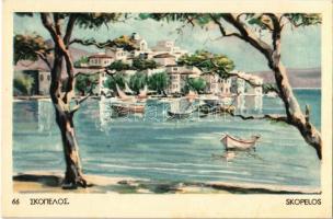 Skopelos (modern postcard) (fa)
