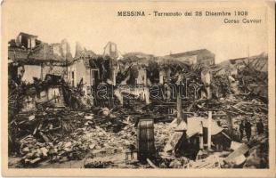 Messina, Terremoto del 28 Dicembre 1908. Corso Cavour / 1908 Messina earthquake, ruins (EK)