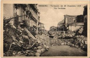 Messina, Terremoto del 28 Dicembre 1908. Via Cardines / 1908 Messina earthquake, ruins
