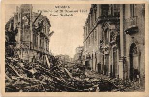 Messina, Terremoto del 28 Dicembre 1908. Corso Garibaldi / 1908 Messina earthquake, ruins (EK)