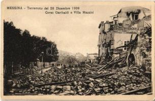 Messina, Terremoto del 28 Dicembre 1908. Corso Garibaldi e Villa Mazzini / 1908 Messina earthquake, ruins (EK)