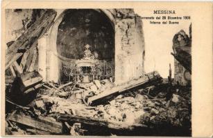 Messina, Terremoto del 28 Dicembre 1908. Interno del Duomo / 1908 Messina earthquake, ruins (EK)