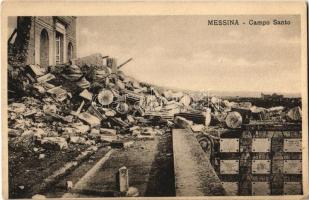 Messina, Terremoto del 28 Dicembre 1908. Campo Santo / 1908 Messina earthquake, ruins (EK)