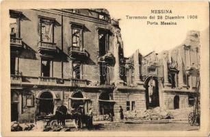 Messina, Terremoto del 28 Dicembre 1908. Porta Messina / 1908 Messina earthquake, ruins (EK)