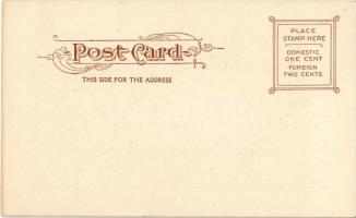 New York, Tall buildings of Lower New York, port, steamship, quay. Blanchard Press