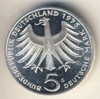 NSZK 1975. 5M Ag "Schweitzer" T:2