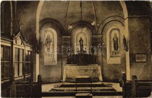 1914 Székesfehérvár, Szent Imre konviktus kápolna, belső. Ciszterci rend főgimnáziumának kiadása (Rb)