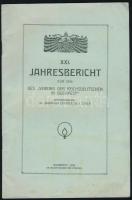 1916 A magyarországi birodalmi németek egyesületének éves jelentése 24p.