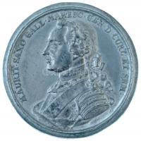 Kurföld 1750. Szász Móric, Kurföld és Zemgale hercege a herceg halálára kiadott fehérfém emlékérem (55mm) T:2 Courland 1750. Maurice de Saxe, Duke of Courland and Semigallia white metal medal commemorating the death of the duke (55mm) C:XF