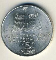 NSZK 1971. 5M Ag "Dürer" T:2