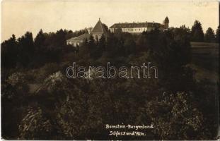 1928 Borostyánkő, Bernstein; Schloss / vár / castle, villa. photo