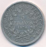 Franciaország 1876K 5Fr Ag T:2- ph.
France 1876K 5 Francs Ag C:VF edge error
Krause KM#820.2