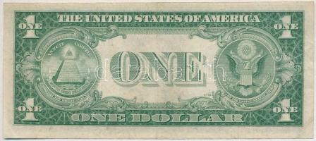 Amerikai Egyesült Államok 1953-1957. (1935E) 1$ "Silver Certificate - kisméretű", kék pecs...