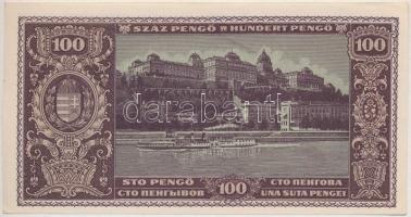1945. 100P vízjel nélküli papíron T:I- 
Adamo P18