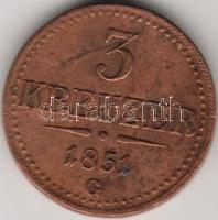 Ausztria/magyar veret 1851G 3Kr T:3/4 ph R!