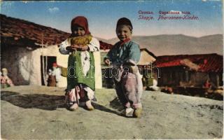 1918 Skopje, Üsküb; Pharaonen-Kinder / Macedonian folklore, children (EK)