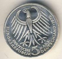 NSZK 1975. 5M Ag "Ebert" T:2