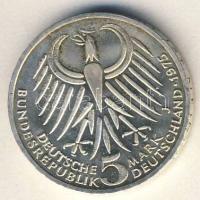 NSZK 1975. 5M Ag "Ebert" T:2