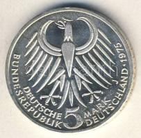 NSZK 1975. 5M Ag "Ebert" T:2