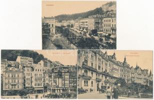 Karlovy Vary, Karlsbad; - 6 pre-1945 postcards
