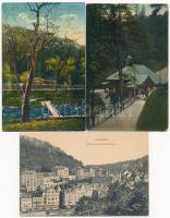 Karlovy Vary, Karlsbad; - 3 pre-1945 postcards