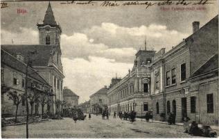 1905 Baja, Szent Ferenc-rendi zárda, piac