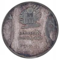 2007. "Európai Atlétika Bajnokság" ezüstözött fém emlékérem dísztokban (60mm) T:2 (eredeti...