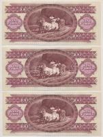 1993. 100Ft (3x) sorszámkövetők T:I Adamo F36